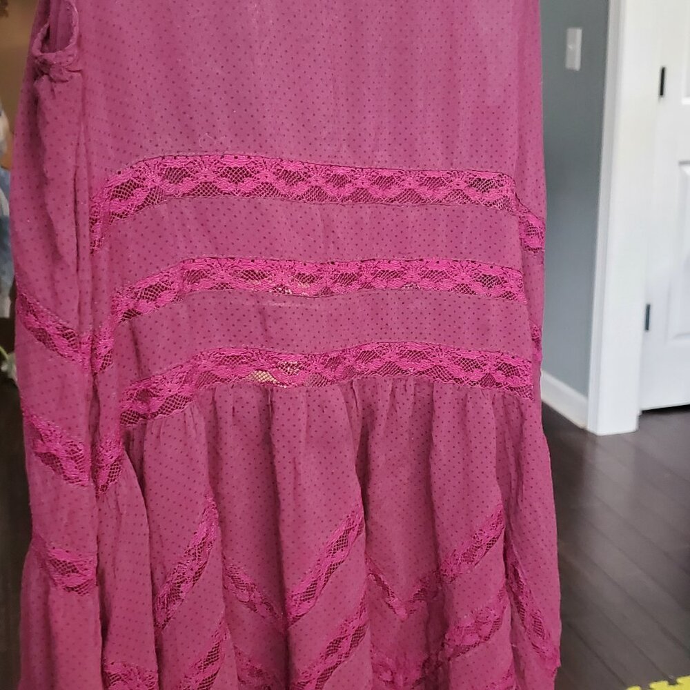 Free People Intimately Slip Voile Trapeze, Size S
